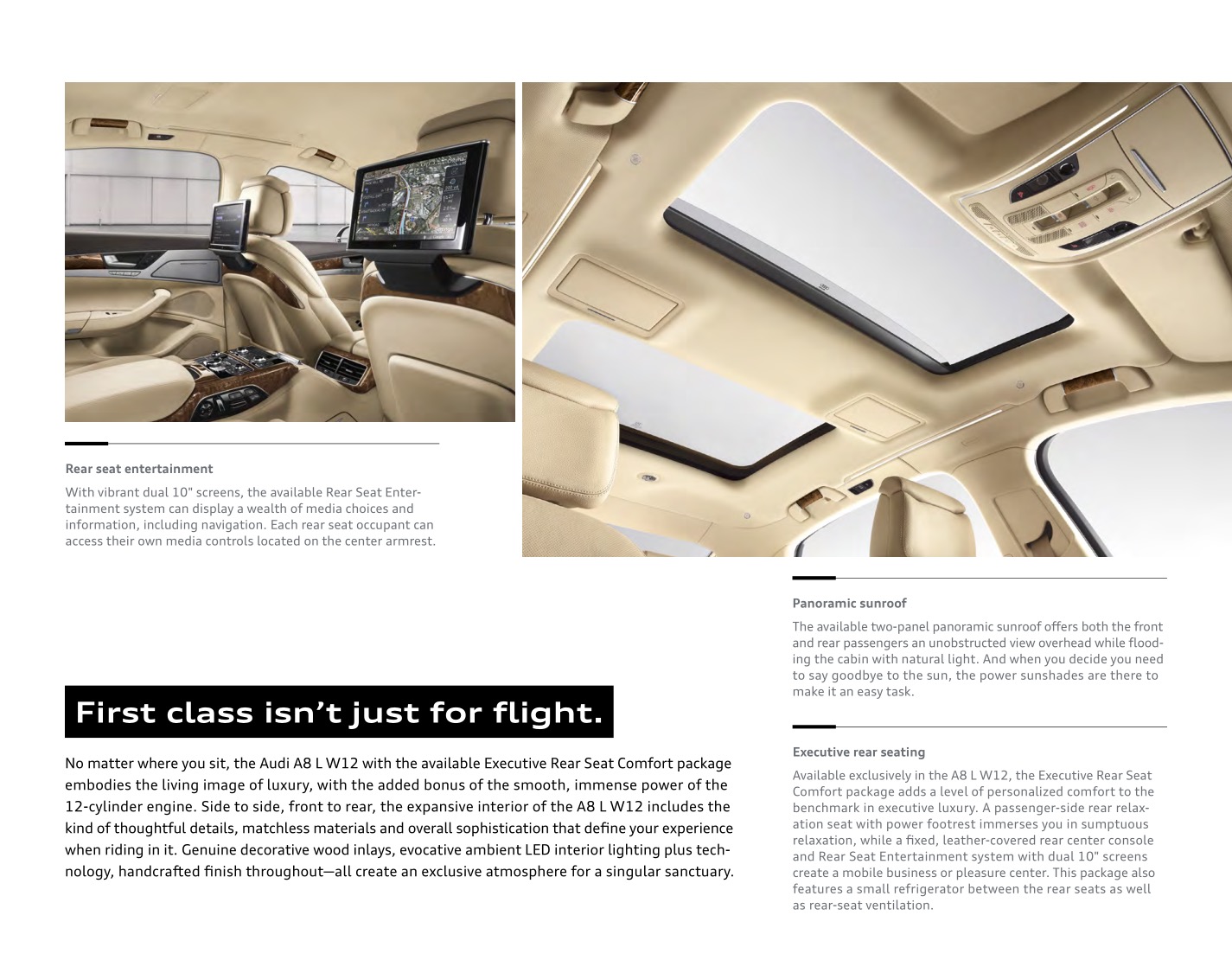 2014 Audi A8 Brochure Page 19